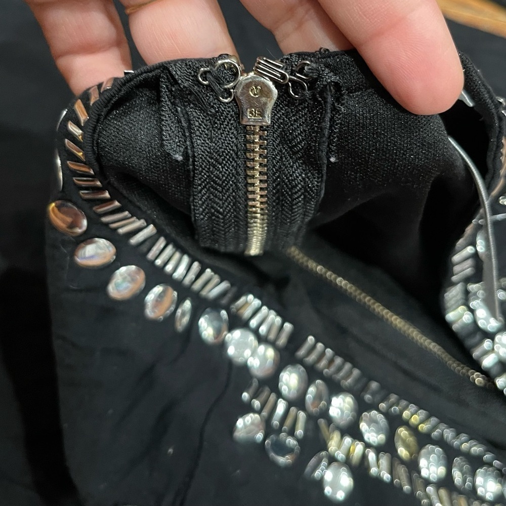 Black Embellished Top with Silver Accents - Picture 16 of 16